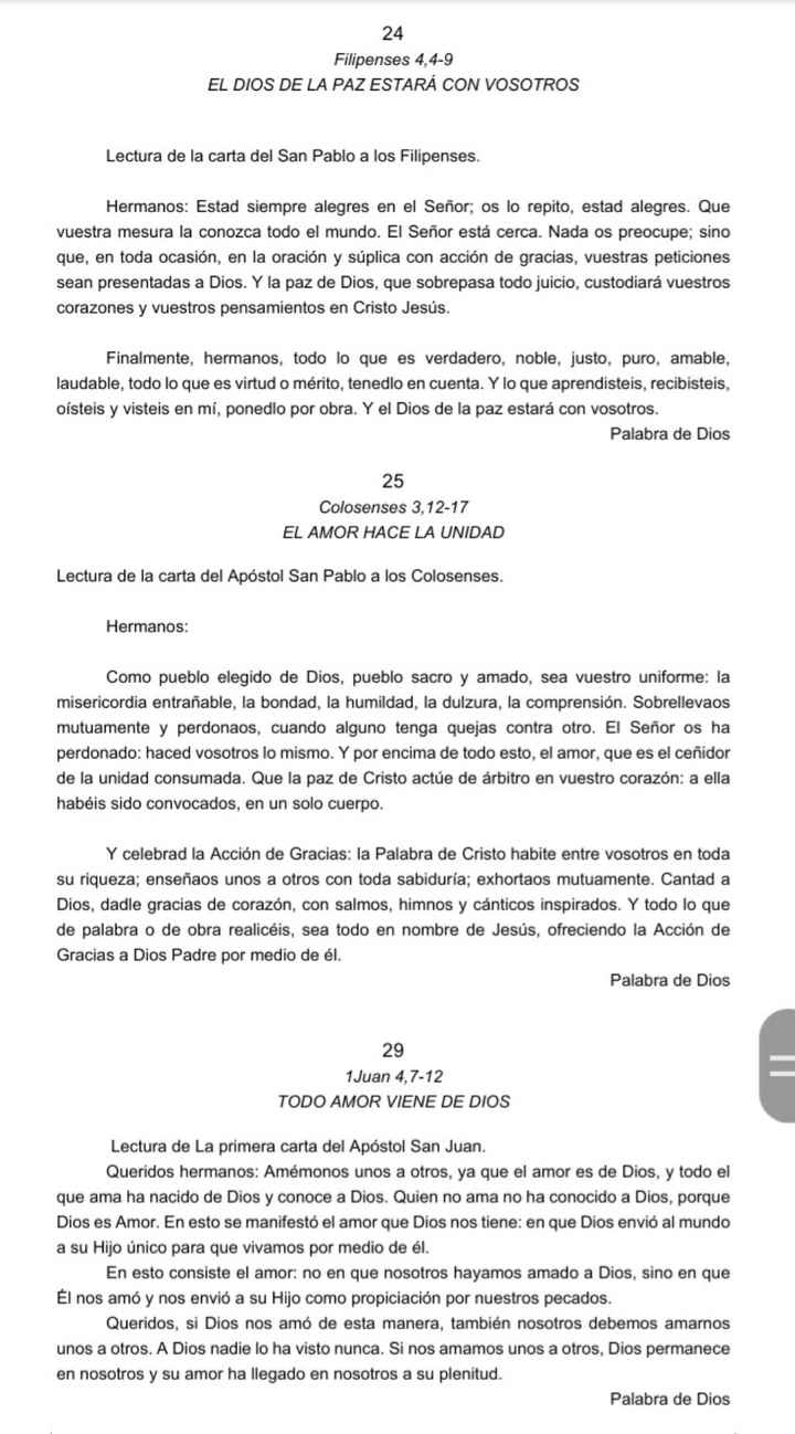 Quien elige las lecturas en ka iglesia - 7