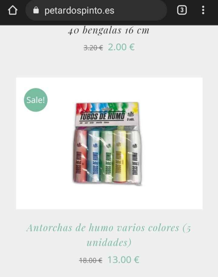 Bengalas de humo - 1