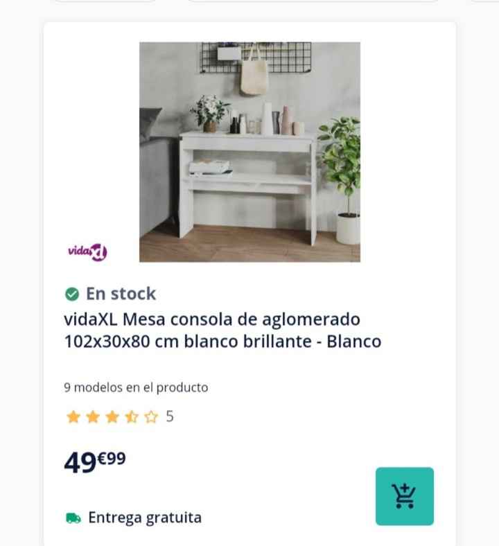 Mesa ceremonia - altar  (consola clásica-vintage) - 1
