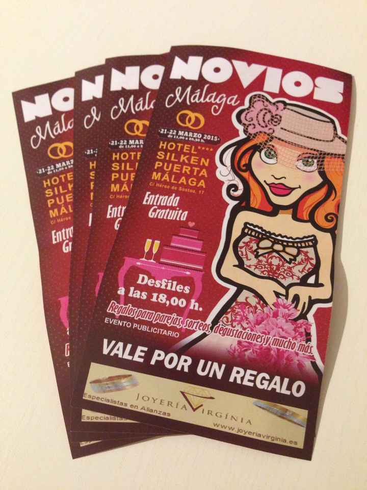 Entradas novios málaga 2015