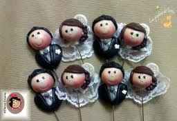 Fimo pareja de novios