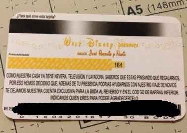 Cuenta Bancaria estilo Disney
