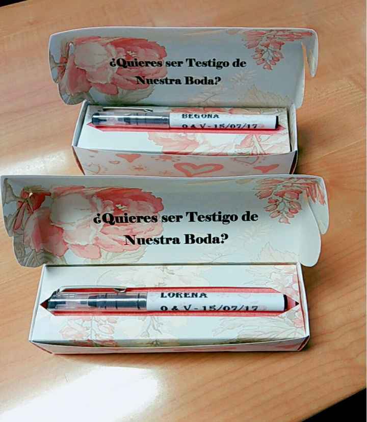 Bolígrafos para testigos - 2