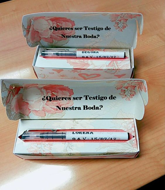 Bolígrafos para testigos - 2