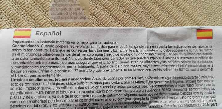 Apoyo al biberón - 1