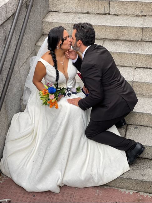 Nuestro peinado de la boda. 16