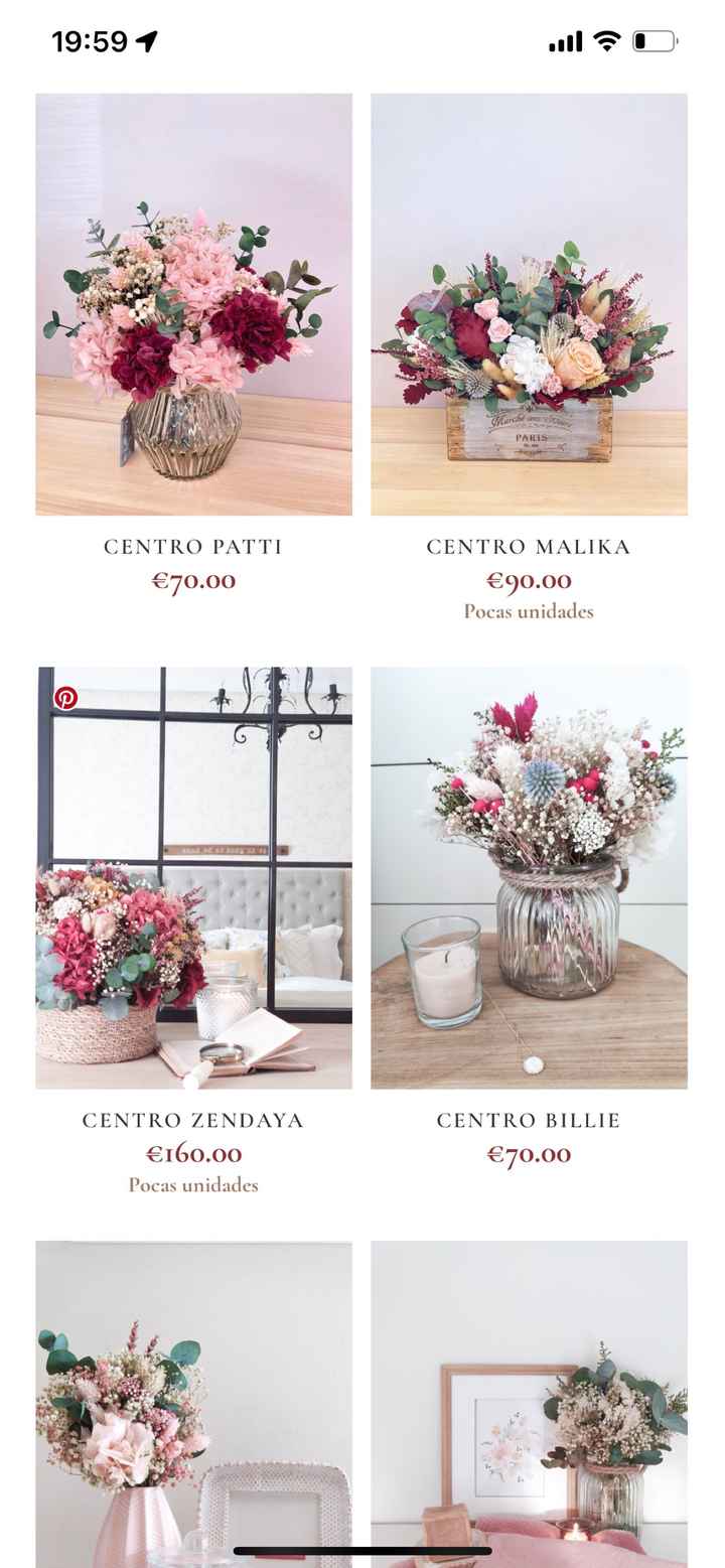 Centros de mesa regalo madres - 1