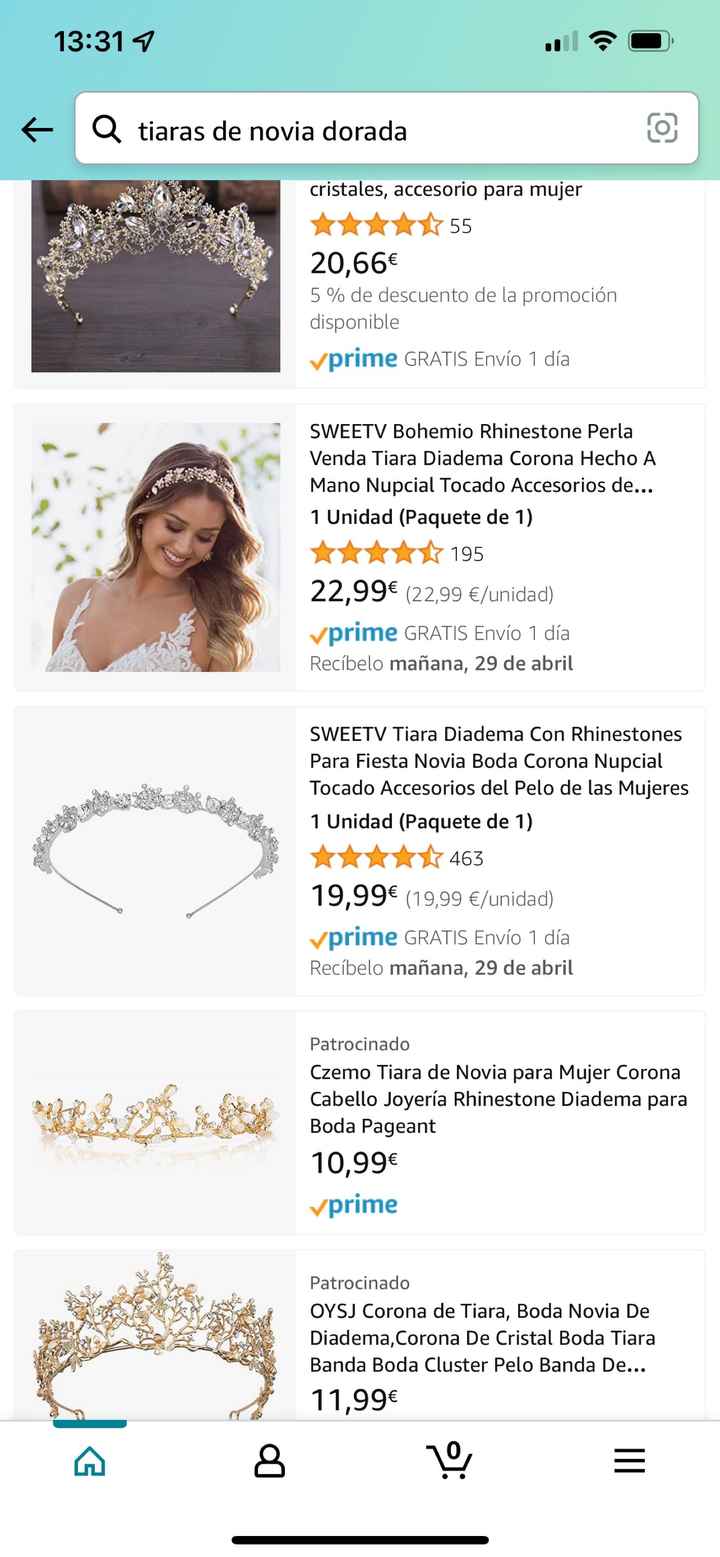 Tiara para el pelo - 1