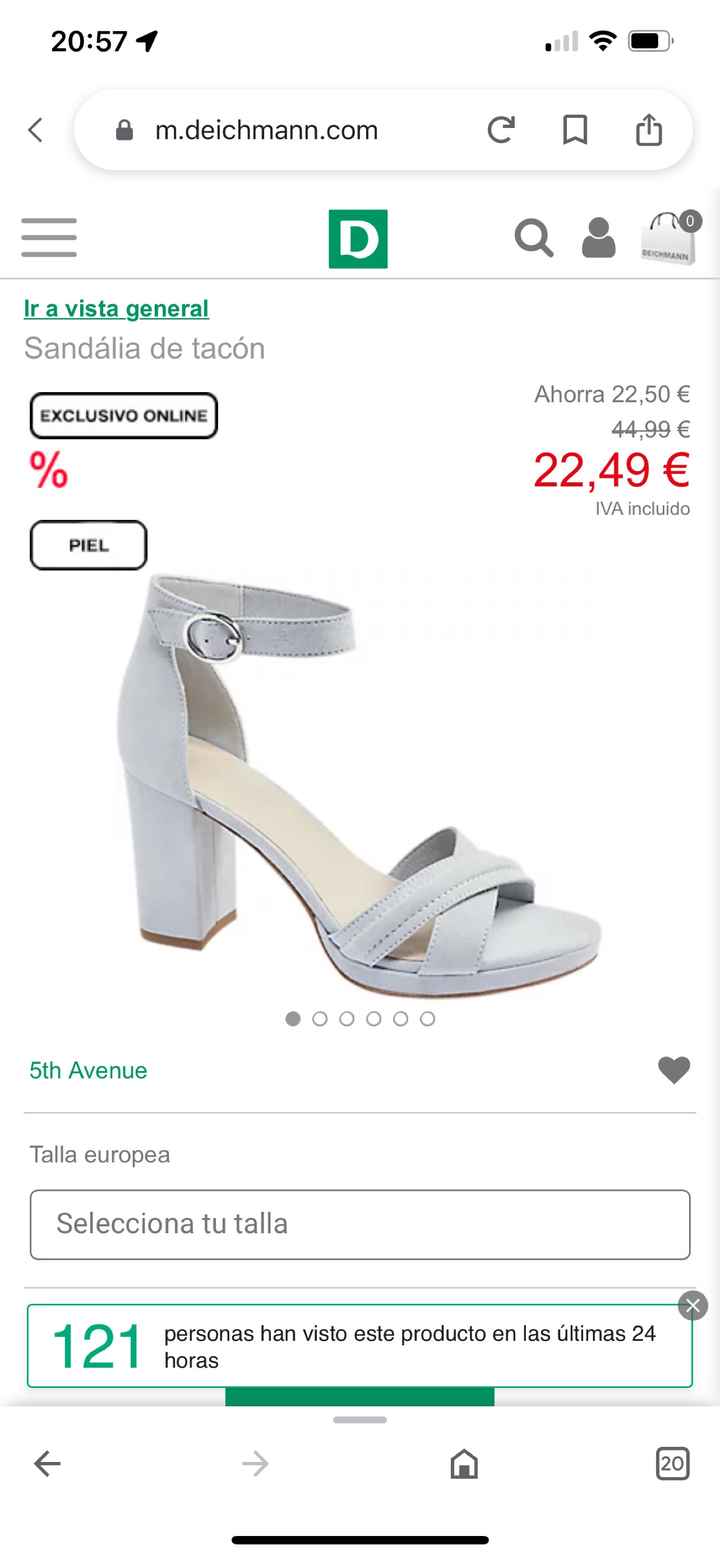 necesito encontrar zapatos asi de no mas de 8 cm y que no me valgan 100€ - 1