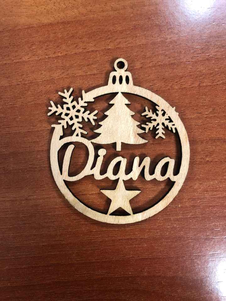Bolas de navidad para el árbol y marca sitios - 1