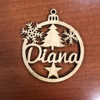 Bolas de navidad para el árbol y marca sitios - 1