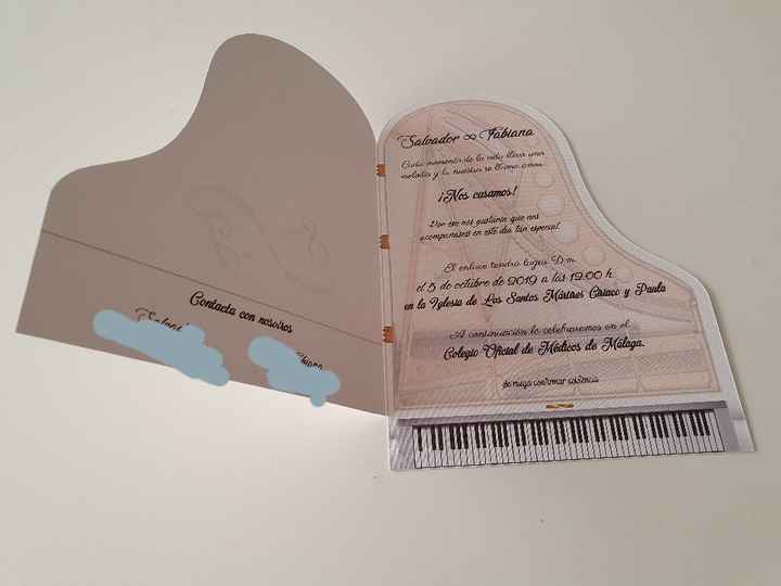 Nuestra invitación y sello de boda! - 4