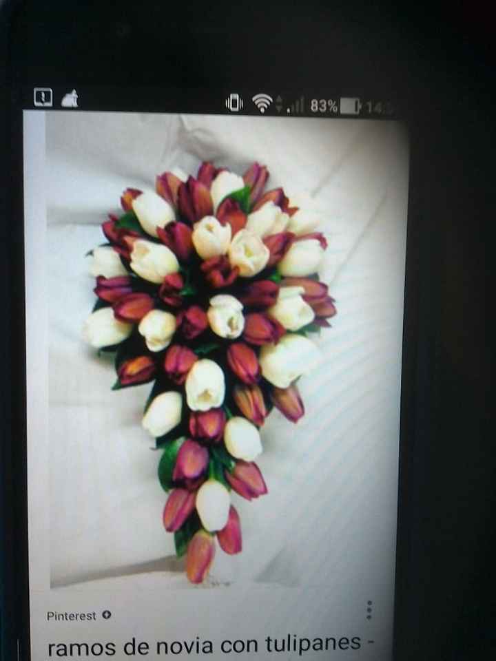 Con tulipanes