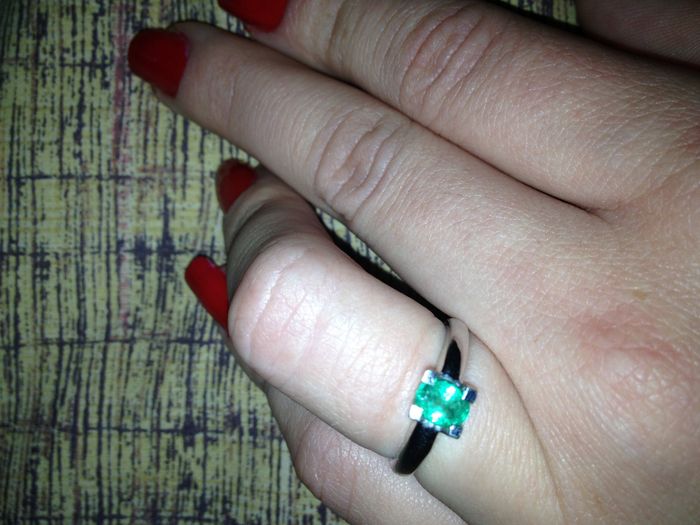 Mi anillo de compromiso !! 