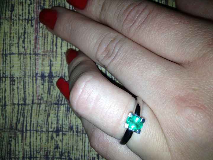 Mi anillo de compromiso !! 