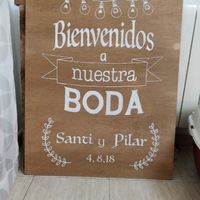 Cartel de bienvenida - 1