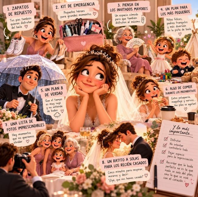 ✨ Pequeñas cosas que nadie te Cuenta… hasta que llega el Día de tu boda 😂❤️ 1