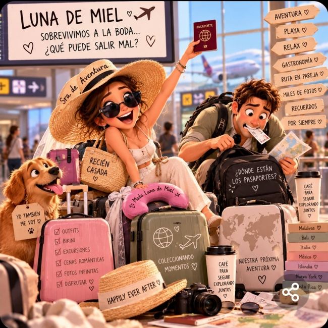 💍 luna de Miel: ese viaje Romántico en el que descubres que te has casado con alguien que hace la maleta cinco minutos antes 😂❤️ 1