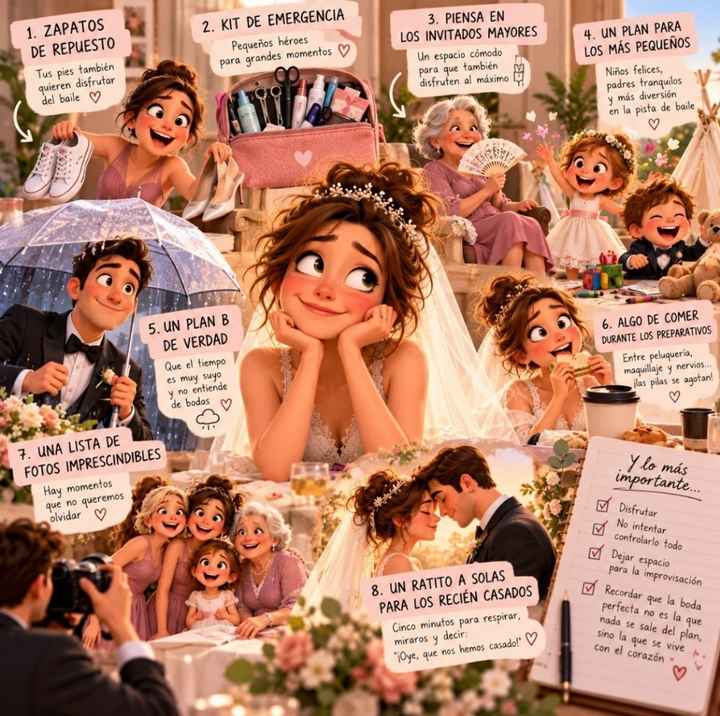 ✨ Pequeñas cosas que nadie te Cuenta… hasta que llega el Día de tu boda 😂❤️ - 1