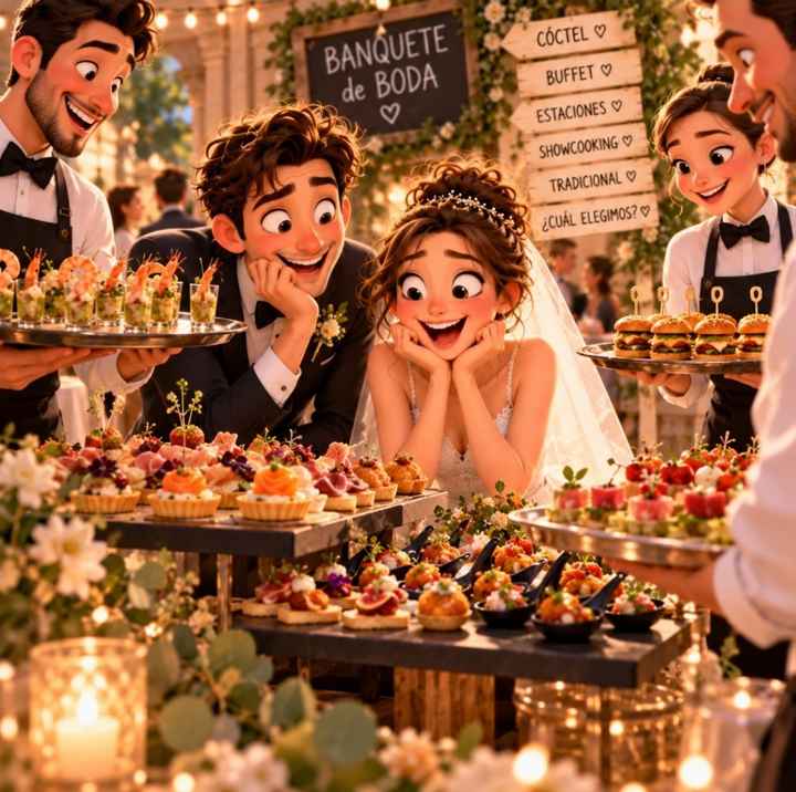banquete de Boda: ¿sentados, de pie o que cada uno se busque la Vida? 😂🥂 - 1