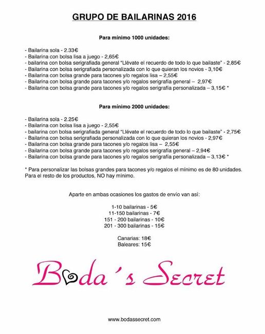 bailarinas enrollables economicas