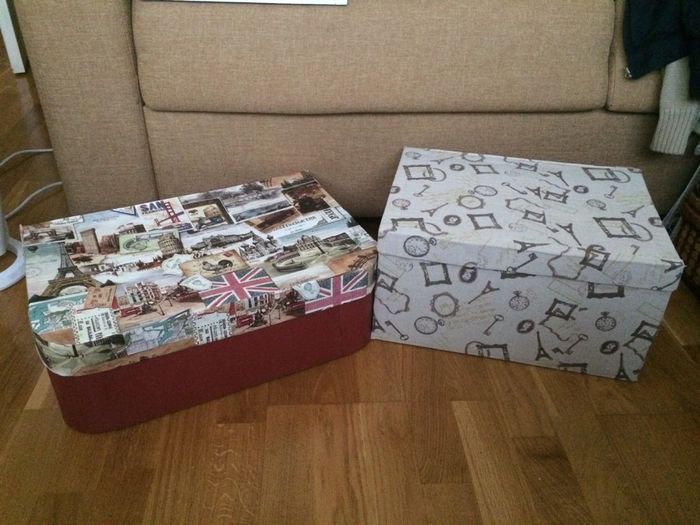 2 maletas de carton personalizadas - 1