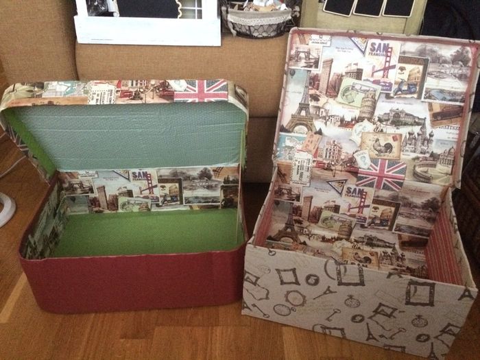 2 maletas de carton personalizadas - 2