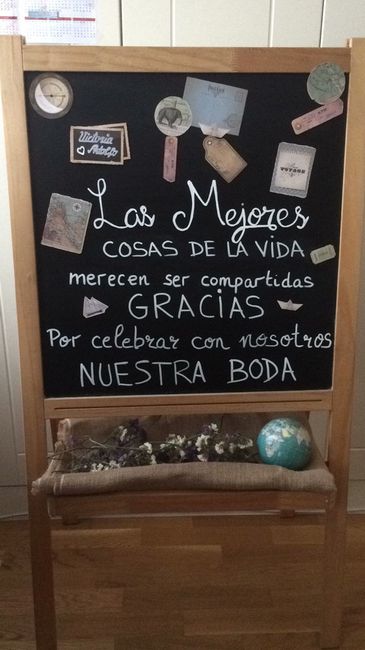 pizarra agradecimiento