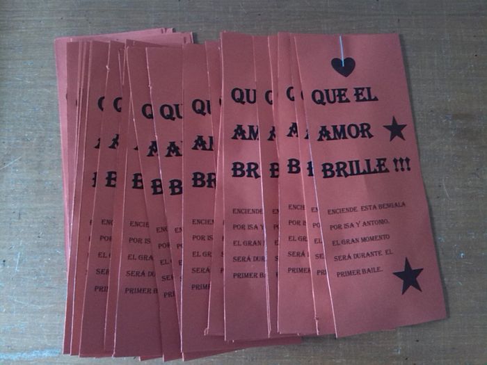 bengalas de agradecimiento