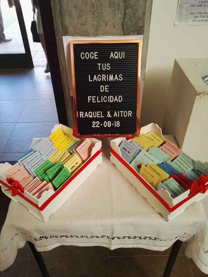 Colocado en la iglesia