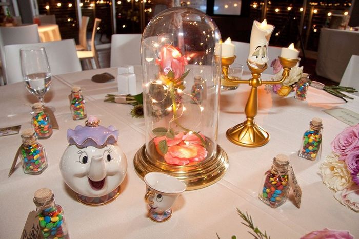 Inspiración para centros de mesa Disney 5
