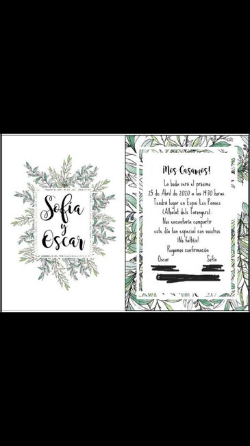 Invitaciones boda - 1