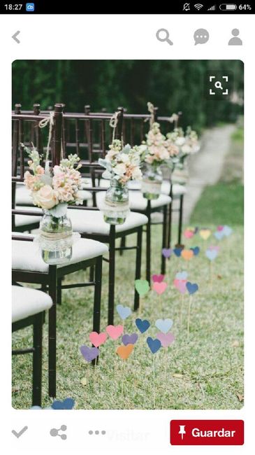  Como decorarias las sillas de una ceremonia civil hecha en un jardin?? - 1