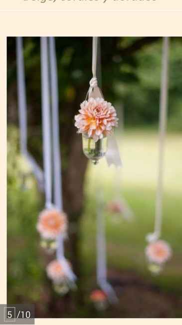 Boda color coral beige y salmon. - 3