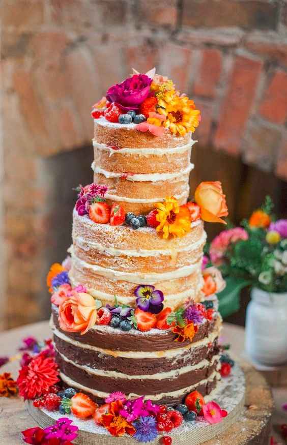 Naked cakes