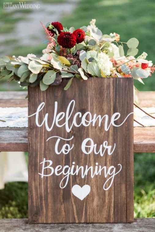 Carteles bienvenida