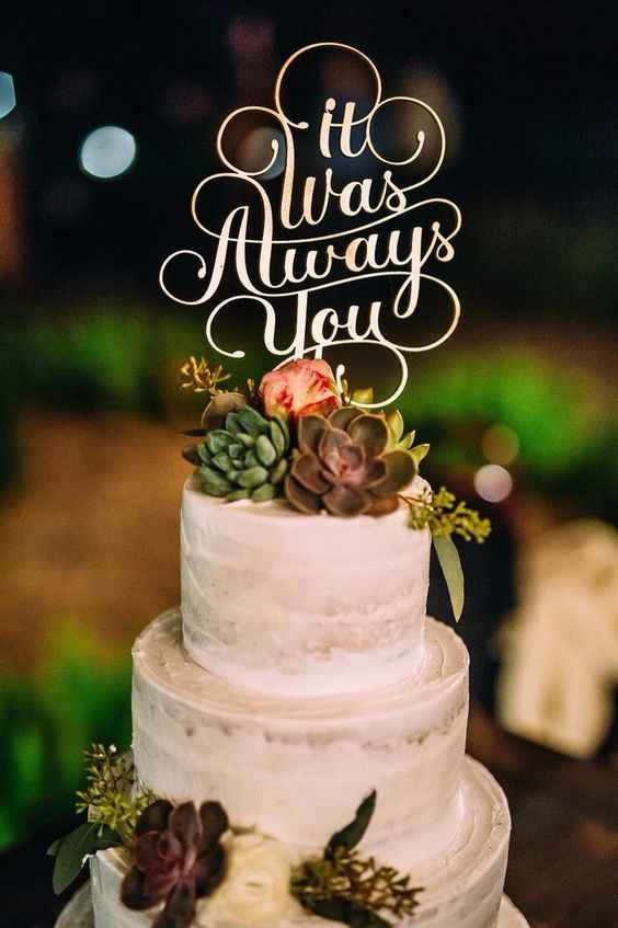 4. Cake topper