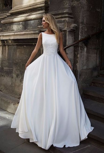 Vestidos de novia sencillos, ¡pero elegantes! 4