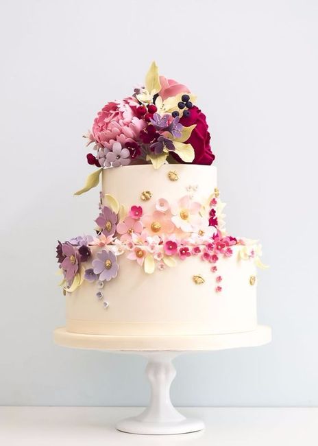 tartas flores