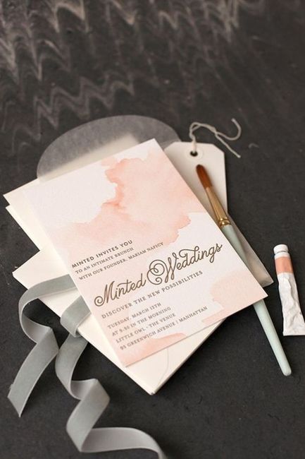 Invitaciones rosas