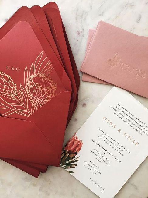 invitaciones rojas