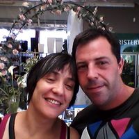 la pareja feliz