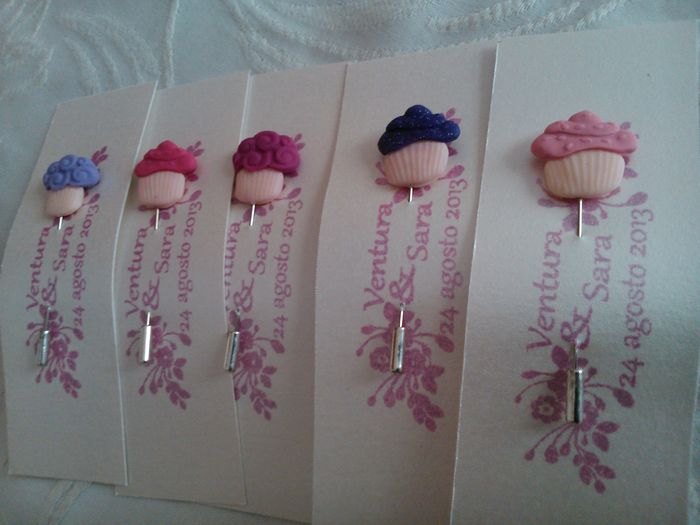 Los alfileres-cupcakes para las mujeres