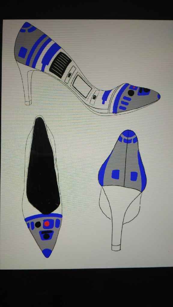Zapatos personalizados "star Wars" - 2