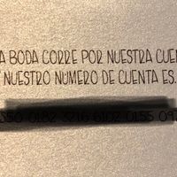 Dar número de cuenta de manera orginal - 1