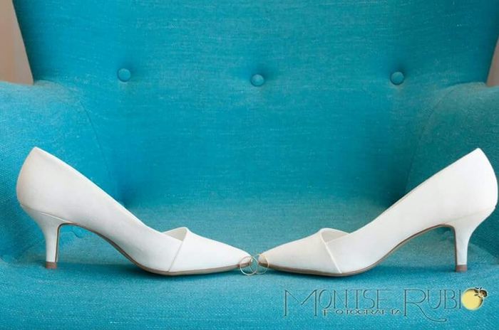 Zapato novia tacón bajo - 1