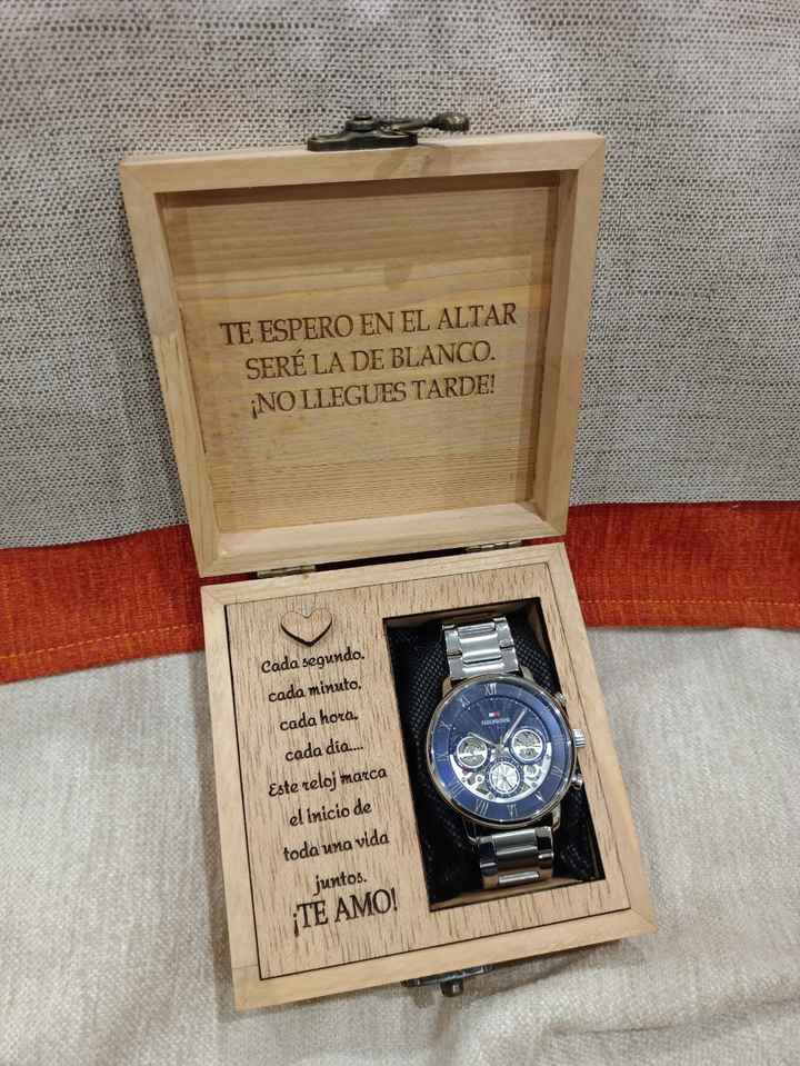 Cajita reloj para el novio - 1
