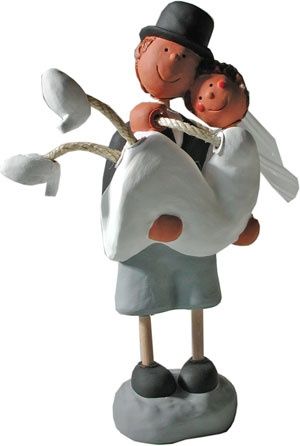 muñeco de boda elegido