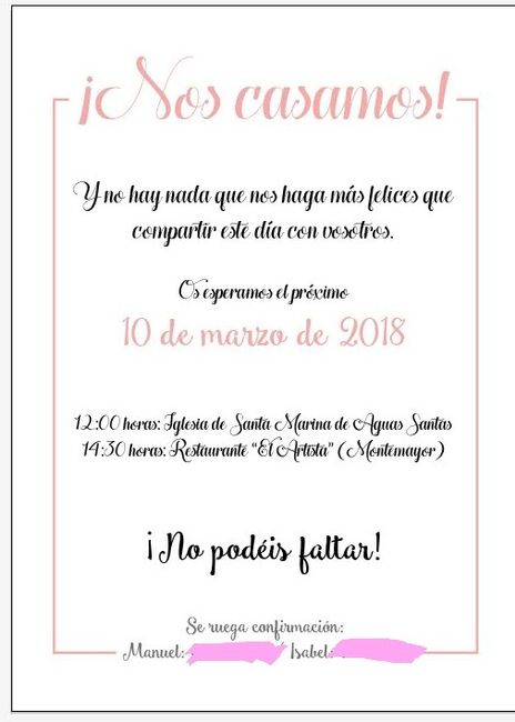  Nuestras invitaciones - 2