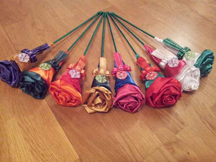 flores de tela